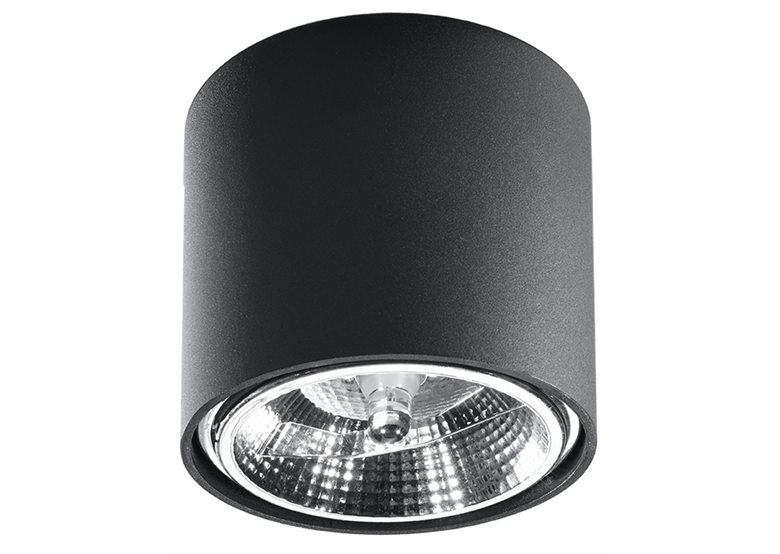 Plafonnier TIUBE noir Sollux Lighting Deep Space