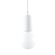 Suspension DIEGO 1 blanc Sollux Lighting Nickel