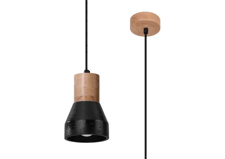 Suspension QUBIC noir Sollux Lighting Persian Indigo