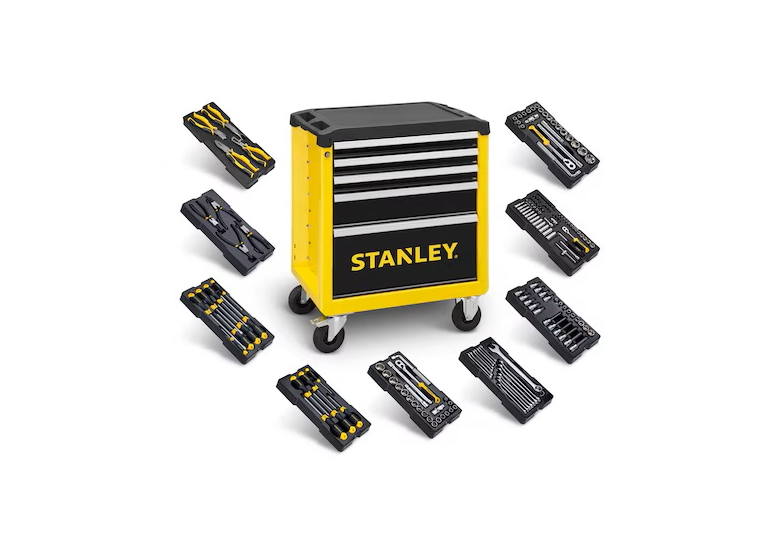 Chariot à outils avec équipement, 144 pièces. Stanley STHT0-80442
