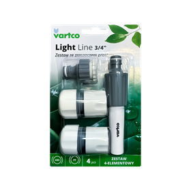 Kit d'arrosage droit 3/4" 4 pcs. Vartco LL01-020