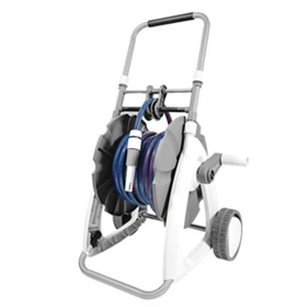Chariot enrouleur avec tuyau d'arrosage 1/2" et pistolet d'arrosage Vartco LL99-003