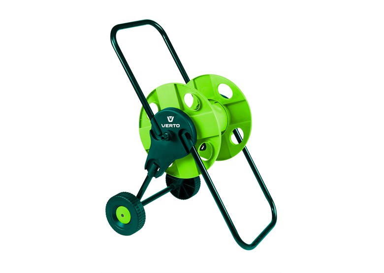 Chariot enrouleur tuyau d'arrosage 1/2" 45 m Verto 15G791