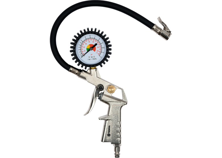 Pistolet gonflage avec manomètre Vorel 81650