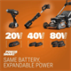 Taille-haie Worx Power Share WG261E.9.
