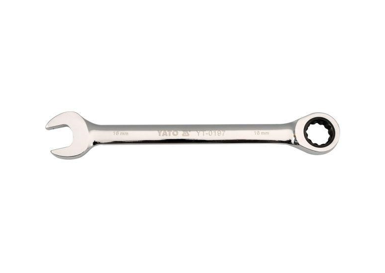 Clé plate-polygonale à cliquet 19 mm Yato YT-0200