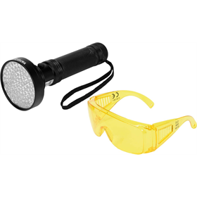 Lampe de poche UV avec lunettes Yato YT-08582