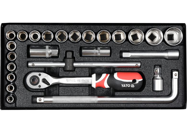 Kit des outils 1/2" (25pièces) Yato YT-12671