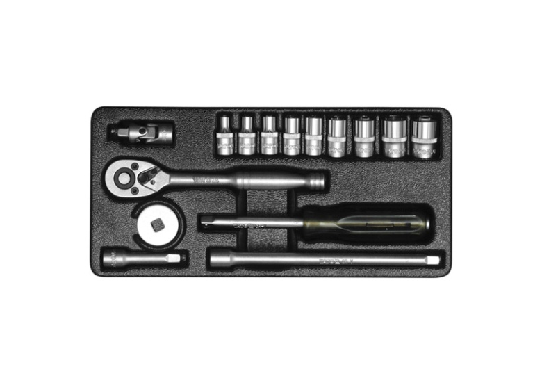 Kit d'outils 15 pièces 1/4” Yato YT-1441