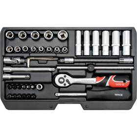 Kit d'outils  1/4", 42pcs. Yato YT-14481