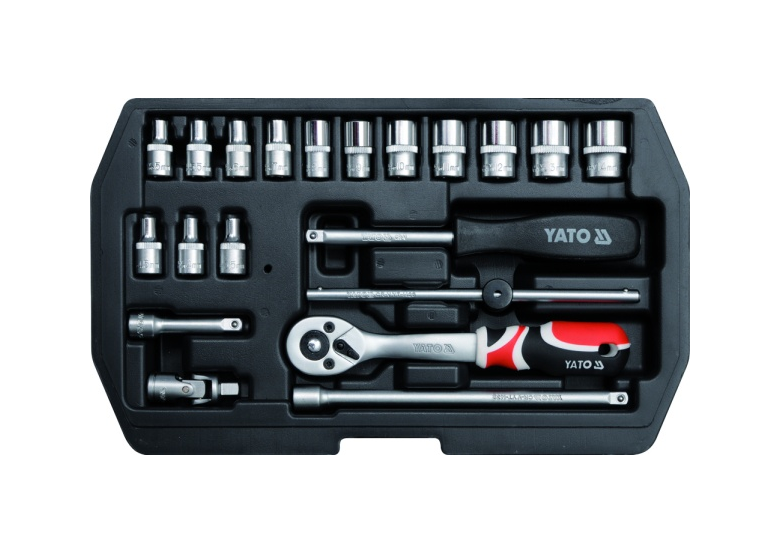 Kit d'outils 1/4” 20 pièces Yato YT-1449