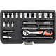 Kit d'outils  1/4", 20pcs. Yato YT-14491