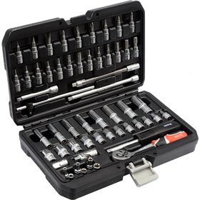 Jeu d'outils 1/4" 56pcs Yato YT-14501