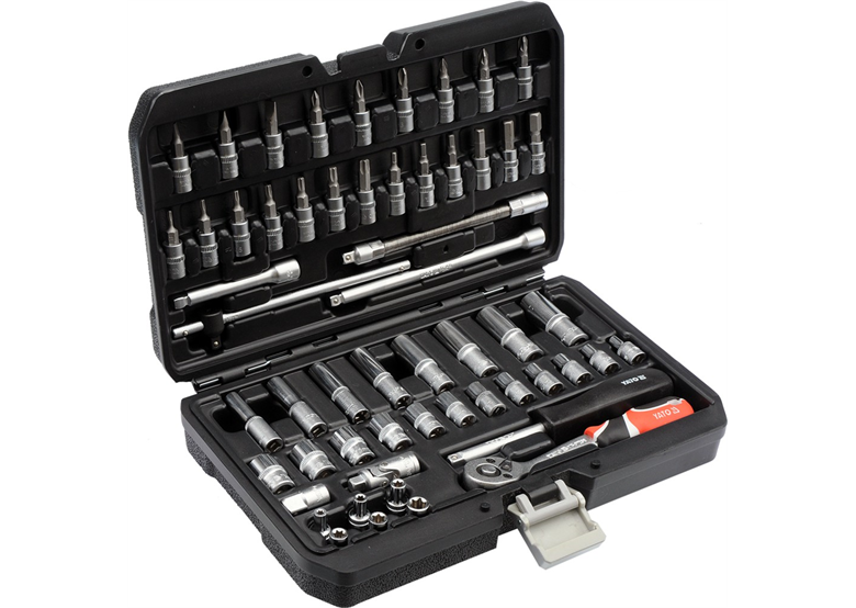 Jeu d'outils 1/4" 56pcs Yato YT-14501