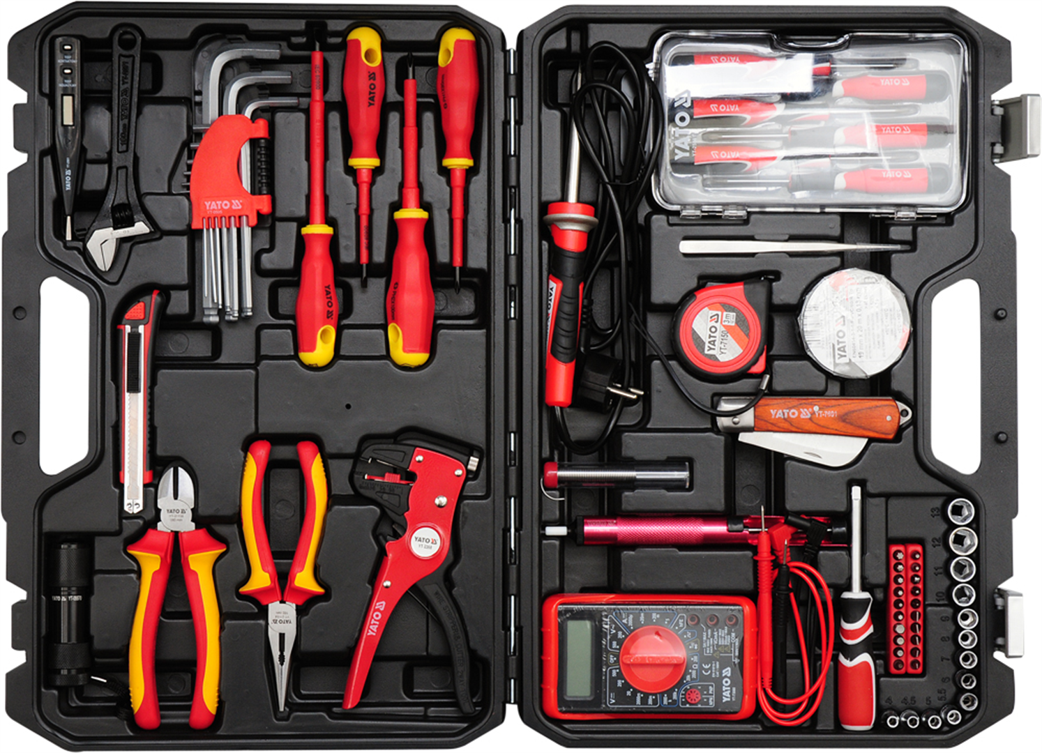 Tools dz - YATO Caisse outils électricien - 68 pièces - YT