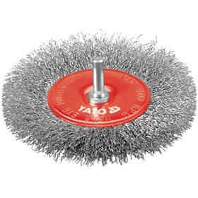 Brosse circulaire avec goupille 100 mm inox Yato YT-4758