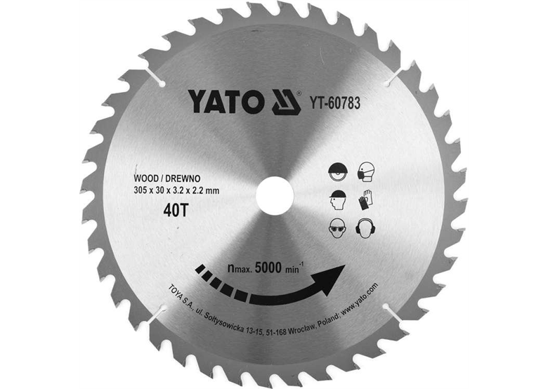 Lame de scie carbure pour bois 305x30mm Yato YT-60783